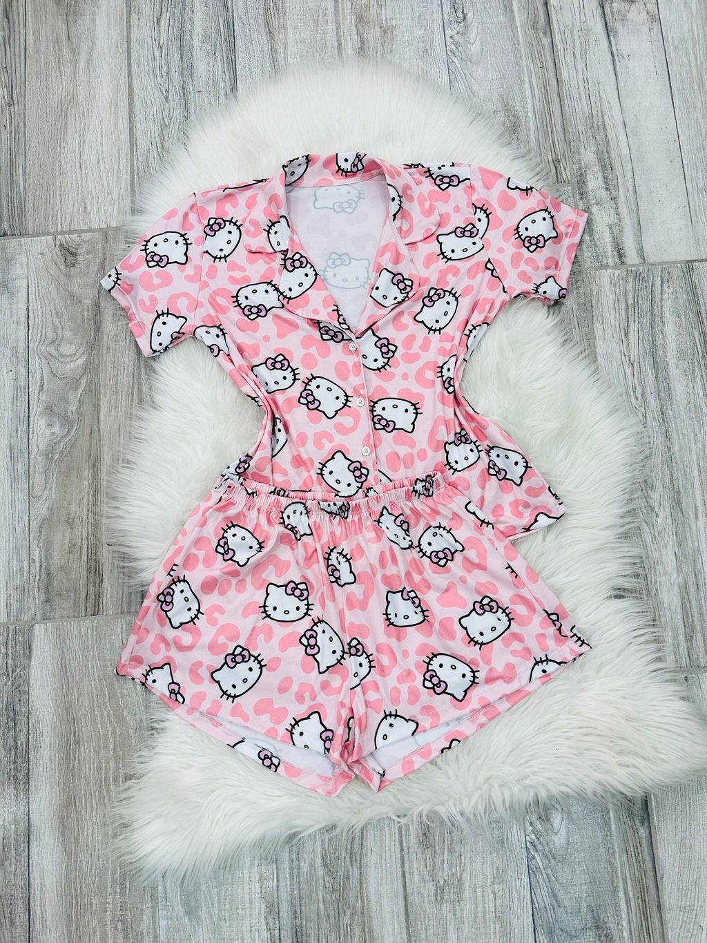 Pijama camisero HELLO KITTY